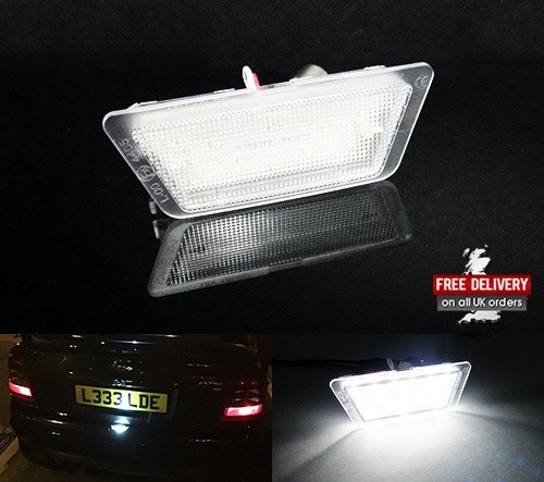 Licence Number Plate LED Light For Vauxhall Opel 1998-2004 Astra G MK4 HB Saloon