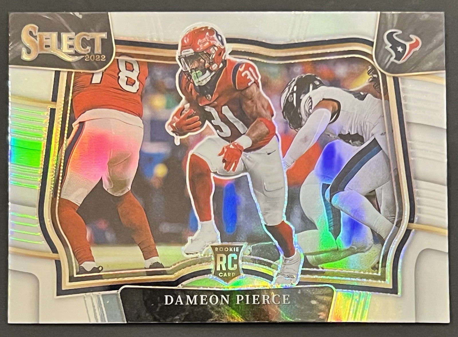 2022 Panini Select #461 Dameon Pierce Silver Prizm Houston Texans