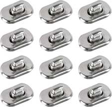 AUEAR, 12 Pack Turn Lock Clasp Hardware Purse Closure latches Handbag Twist Lock
