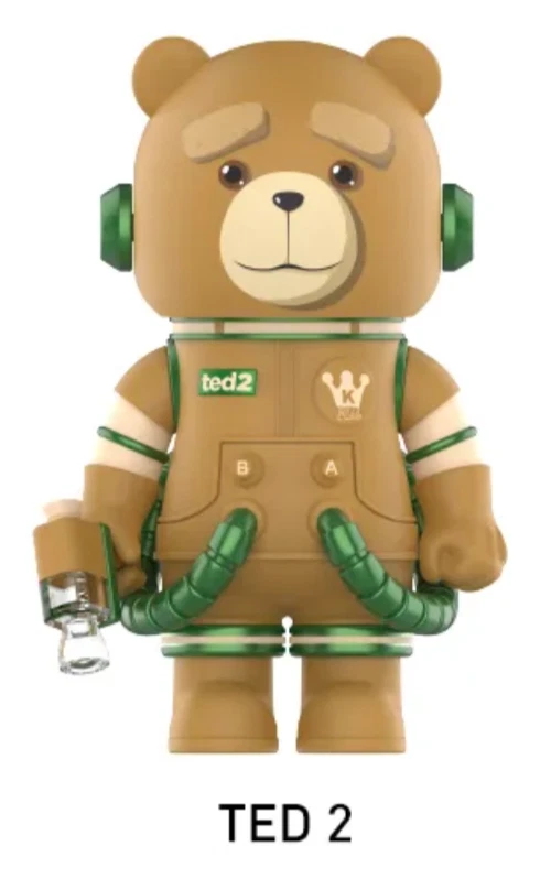 Pop Mart ☆ Mega Space Molly 100% ☆ AUTHENTIC : Series 3 [ Ted 2 ] Figure Foto 2 de 4