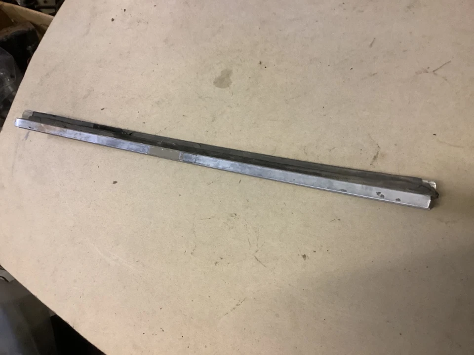 68 69 Charger Coronet GTX Satellite Door Window Glass Stainless Trim Mopar Left - Image 2 of 3