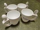 Set of Four - Stir N Sip Thick Sturdy Plastic Mug with Spoon - 14oz — photo 4