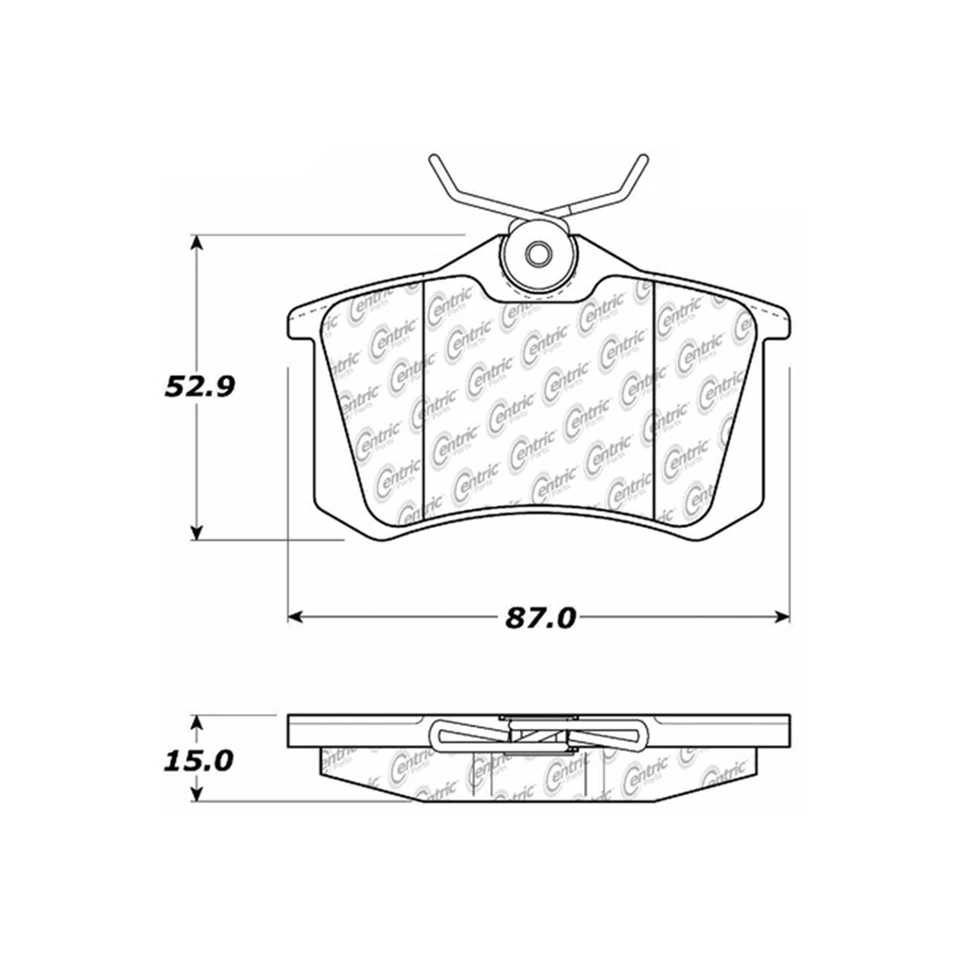 Juego de pastillas de freno de disco trasero rotor de freno de disco para Audi S8 2001-2002 Foto 2 de 4