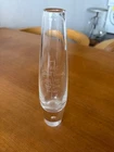 Steuben Glass Vintage Bud Vase David Hill, c1949  Engraved