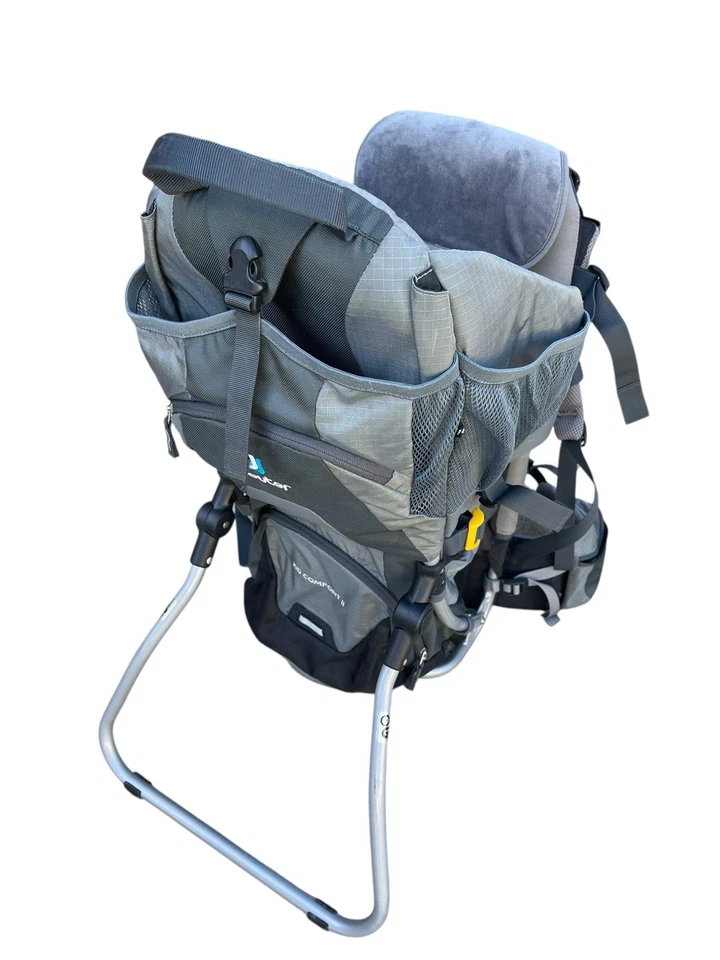 Mochila de senderismo Deuter Kid Comfort 2 portabebés gris de dos tonos ¡EXCELENTE!! Foto 4 de 4