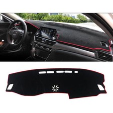 For Honda Accord 2018-2022 Red Non-slip Dash Board Cover Mat Dashboard Carpet