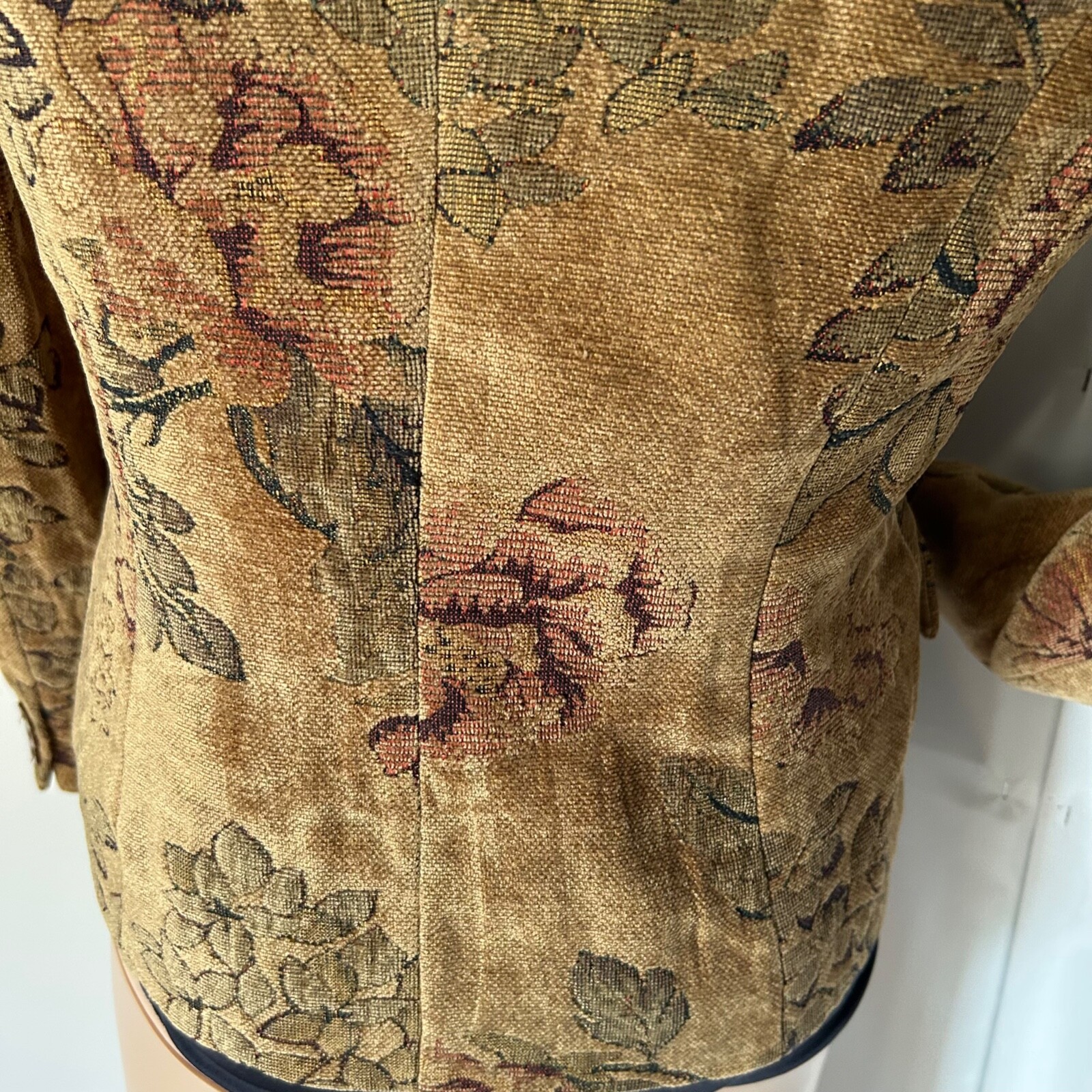 Grace Elements Floral Brocade Two Button Faux Poc… - image 7