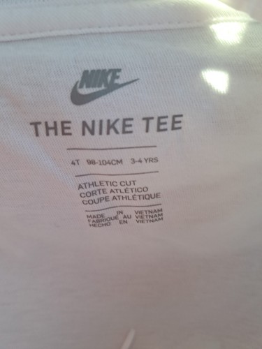 Kids 4T Nike White T Shirt - Picture 3 of 3