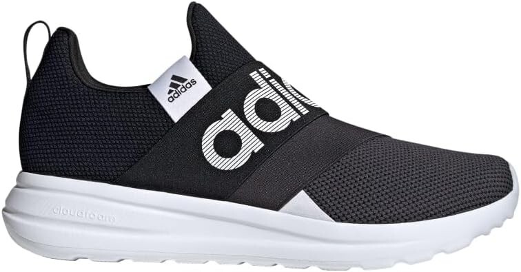 Adidas Sports Lite Racer Adapt 6.0 White/Black Men's Shoes IF7361 Black White