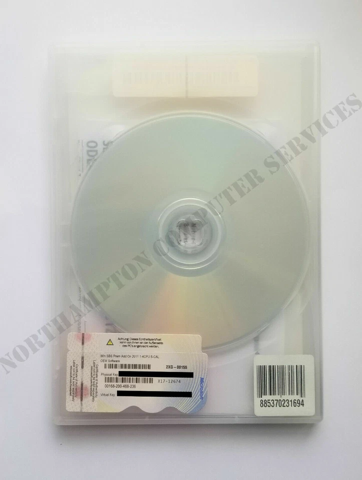 Windows Small Business Server Premium Add-on 2011 OEM 5 CALs 2XG-00155 incl VAT - Image 2 of 3