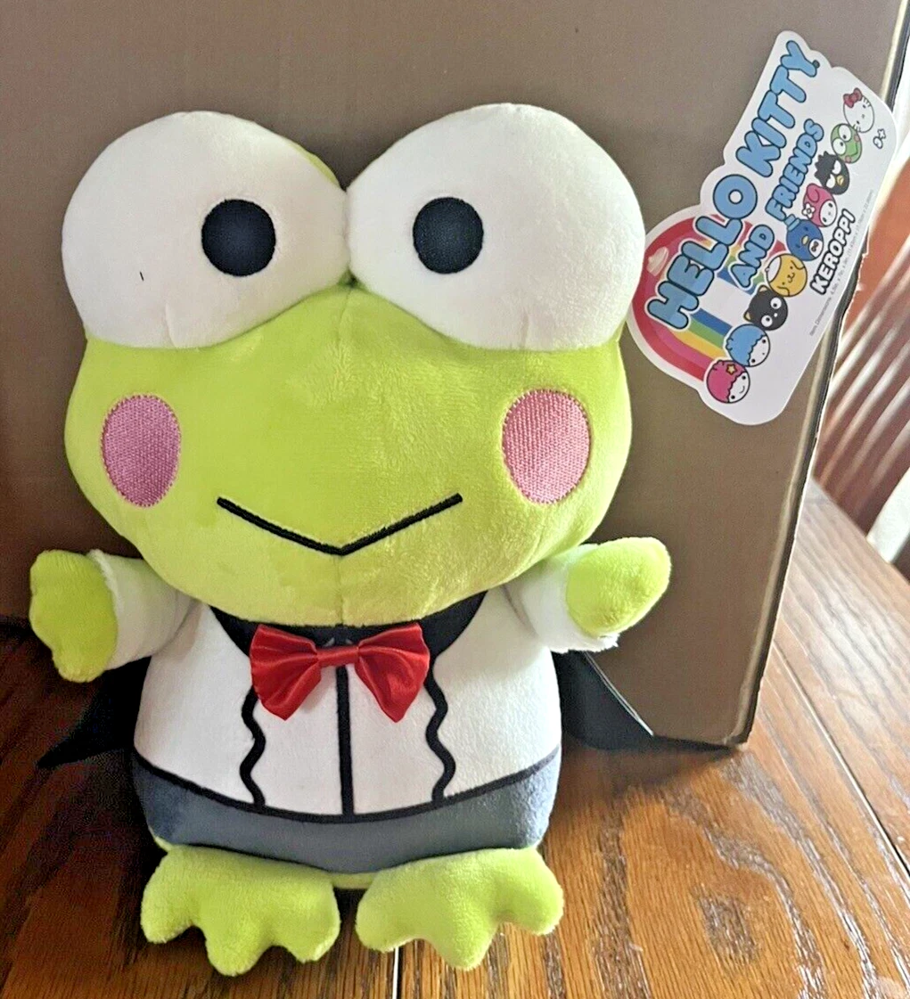 SANRIO HELLO KITTY 8 PLUSH KEROPPI IN HALLOWEEN VAMPIRE COSTUME