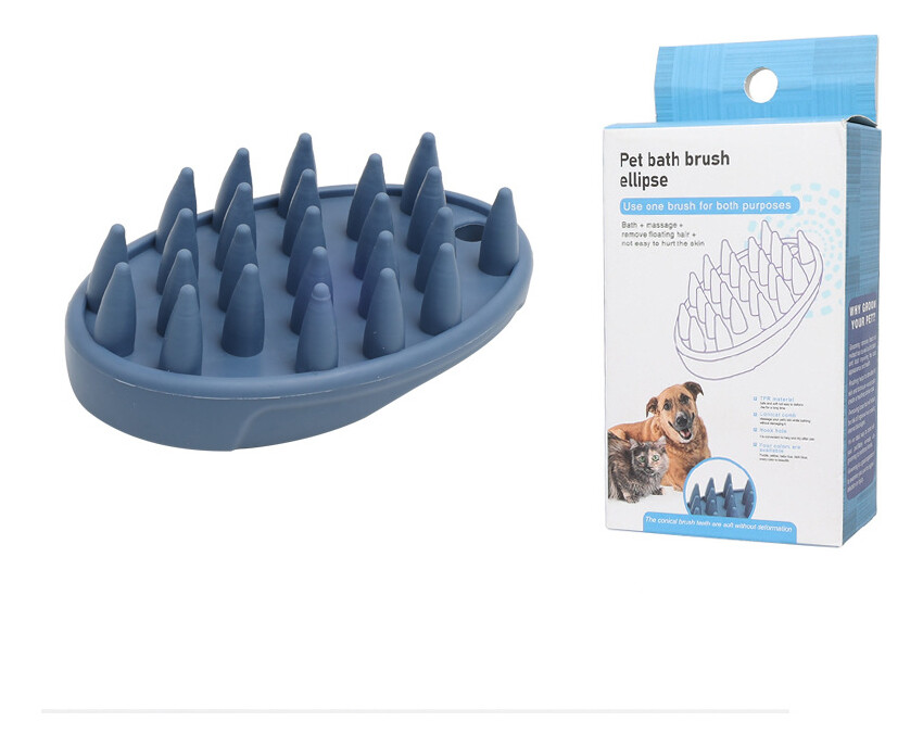 Pet brush bath brush bathing artifact dry and wet dual-use cat 