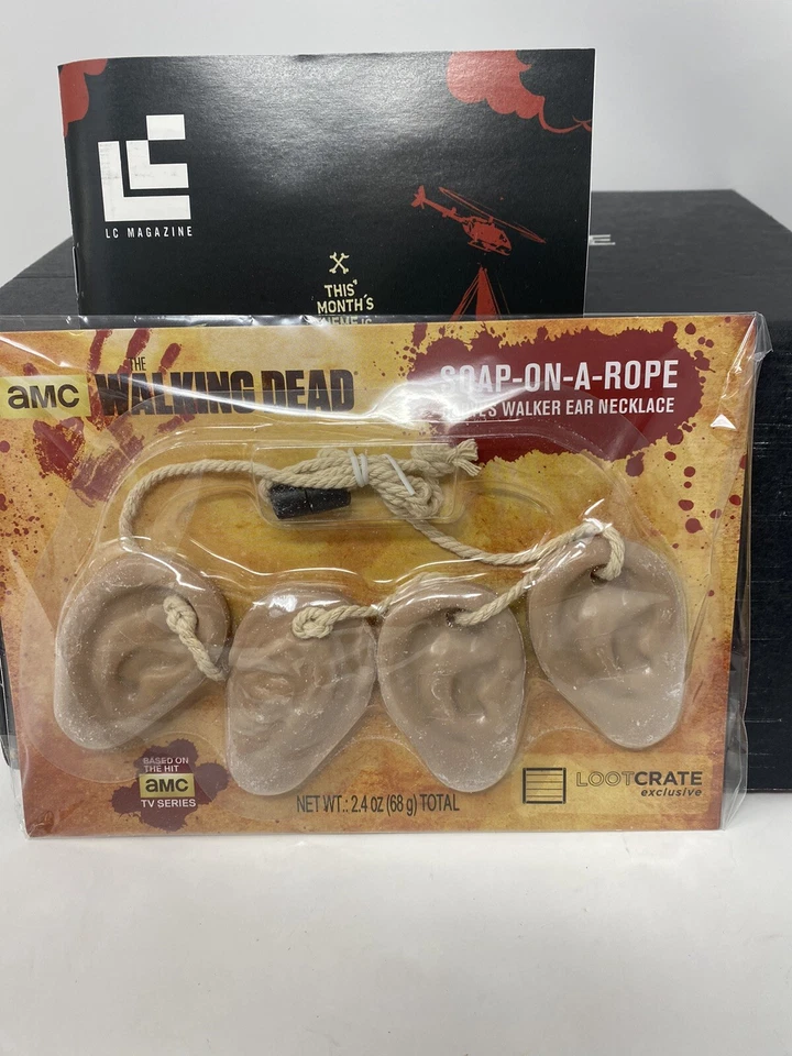 Caja de botín Walking Dead 2015 sellado exclusivo figura libro prendedor NUEVO Foto 3 de 4