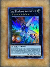 Yugioh Number 38: Hope Harbinger Dragon Titanic Galaxy CYHO-ENSE2 Super Rare NM