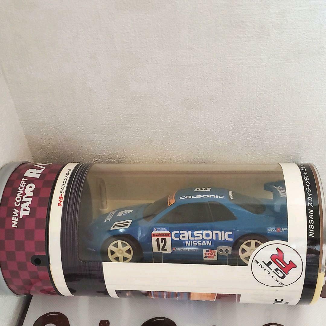 TAIYO タイヨー ラジカン GTR スカイライン ラジコン skyline TAIYO Radi-Can SKYLINE GTR CALSONIC Car 12 model R32 type