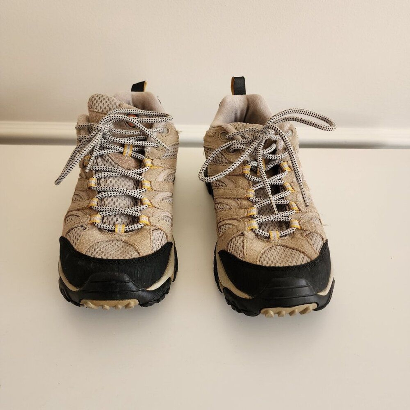 Scarpe da trekking Merrell Moab Ventilatore Taupe taglia 8 5 Vibram stringate J86612 donna