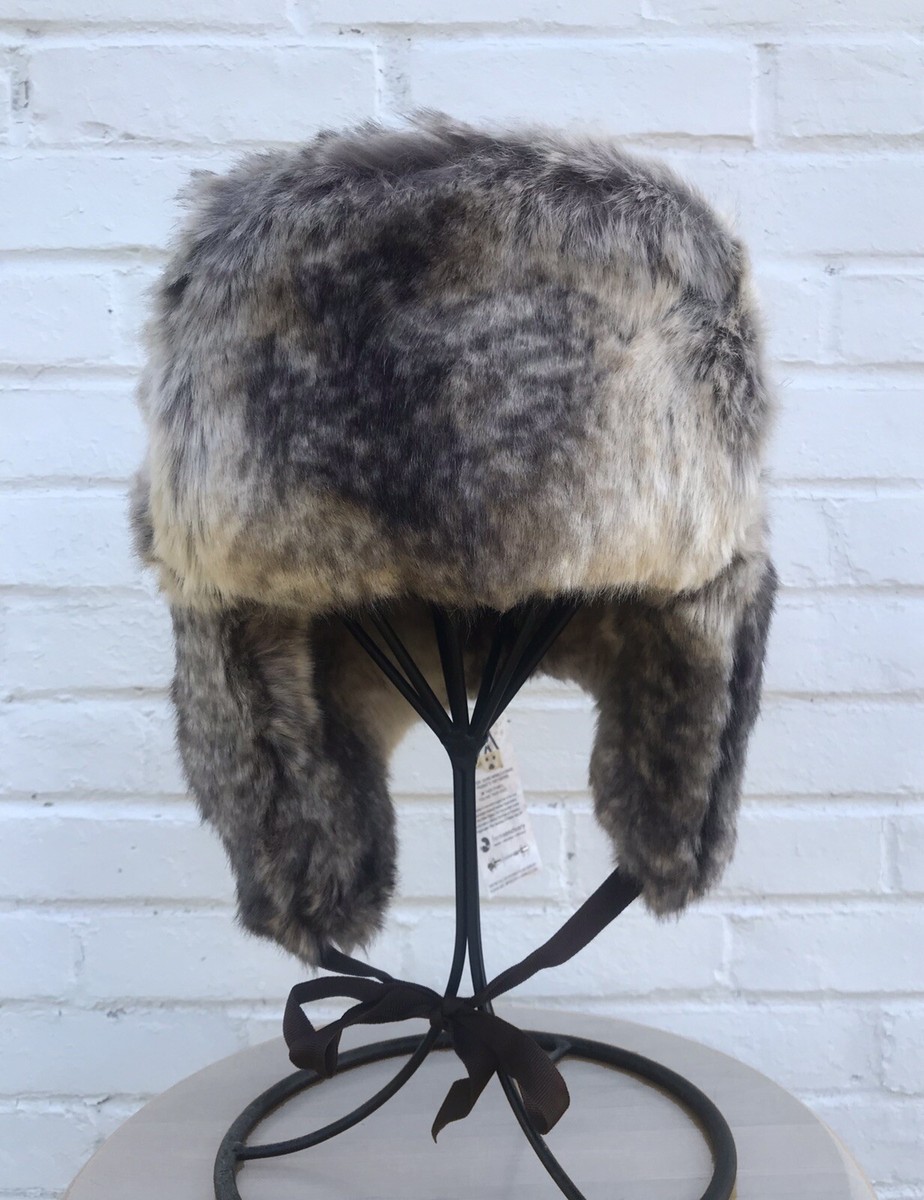 IMPOSTER Faux Fur Trapper Hat, Russian Hat, 100% Animal  display picture 3