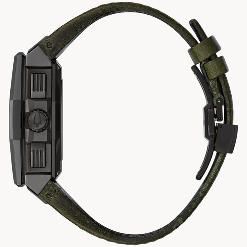 Bulova Precisionist X Mens SE Chronograph Quartz Green Watch 45mm 262kHz 98B355 - Picture 3 of 4