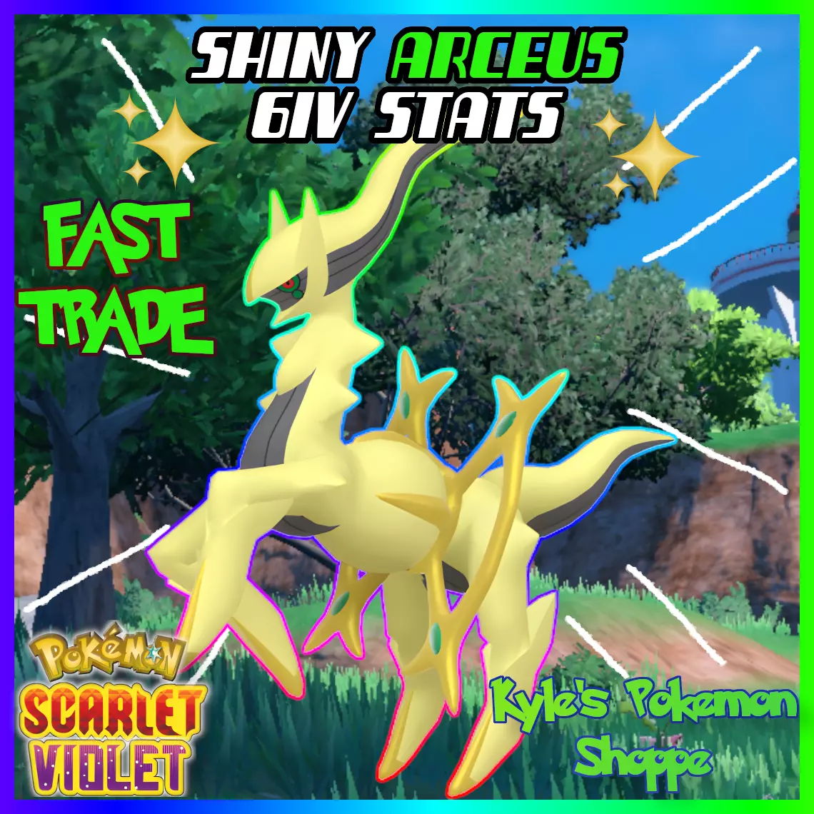 ✨ Shiny Arceus ✨ - Pokemon Legends Arceus - 6IVS