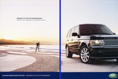 2007 Range Rover 2-page Advertisement Print Art Car Ad K03 Point Conception CA