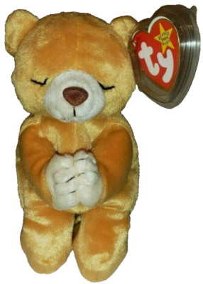 Ty Beanie Baby - HOPE the Praying Bear (7 Inch) MWMTs Stuffed Animal Toy