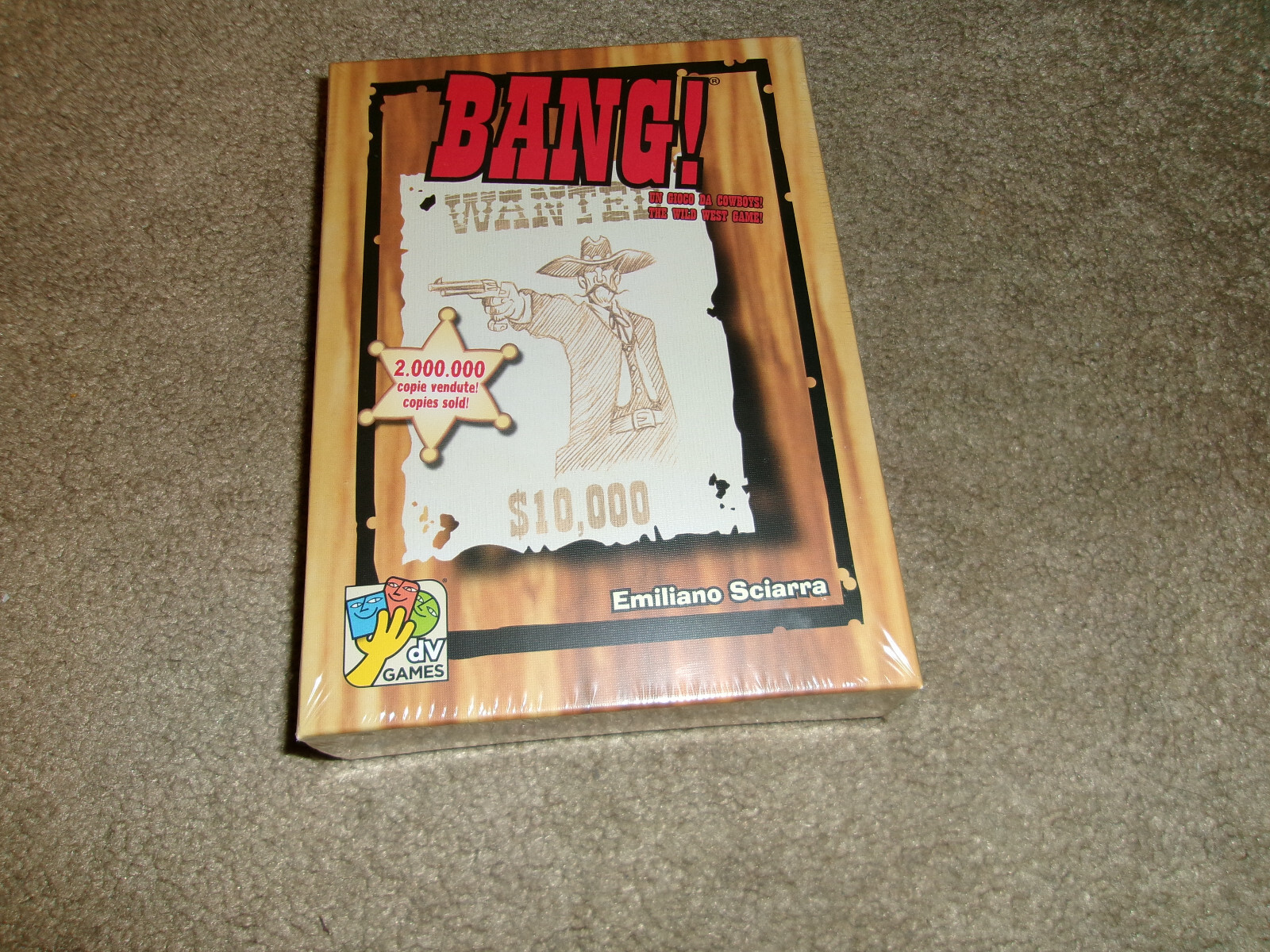 Bang! Wild West Family Card Game 4th Edition Davinci Games Base Core-image
