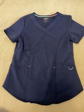 Scrubstar ultimate scrub top navy blue XS nurse uniform