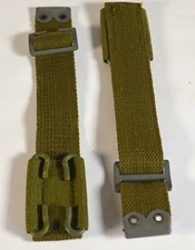 Danish M1 Garand Bayonet Scabbard for British P-37 Pistol Belt Lot of 2