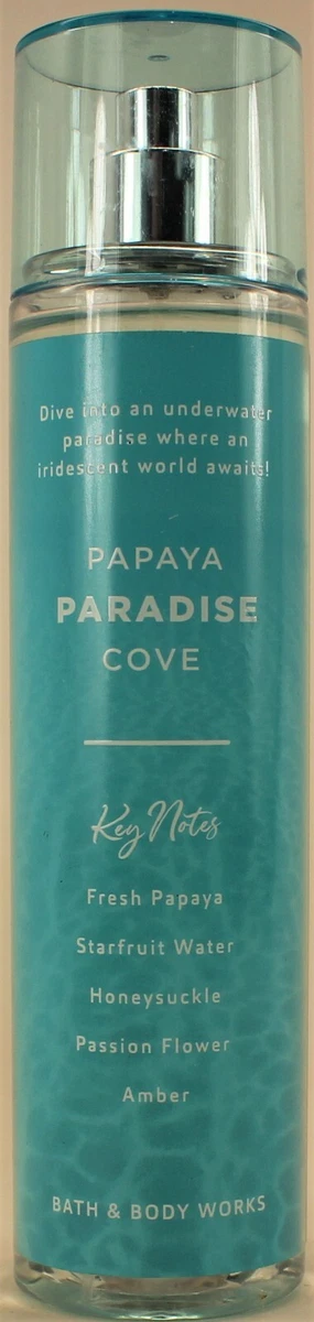 QTY 4 Bath Body Works PAPAYA PARADISE COVE Fine Fragrance Body