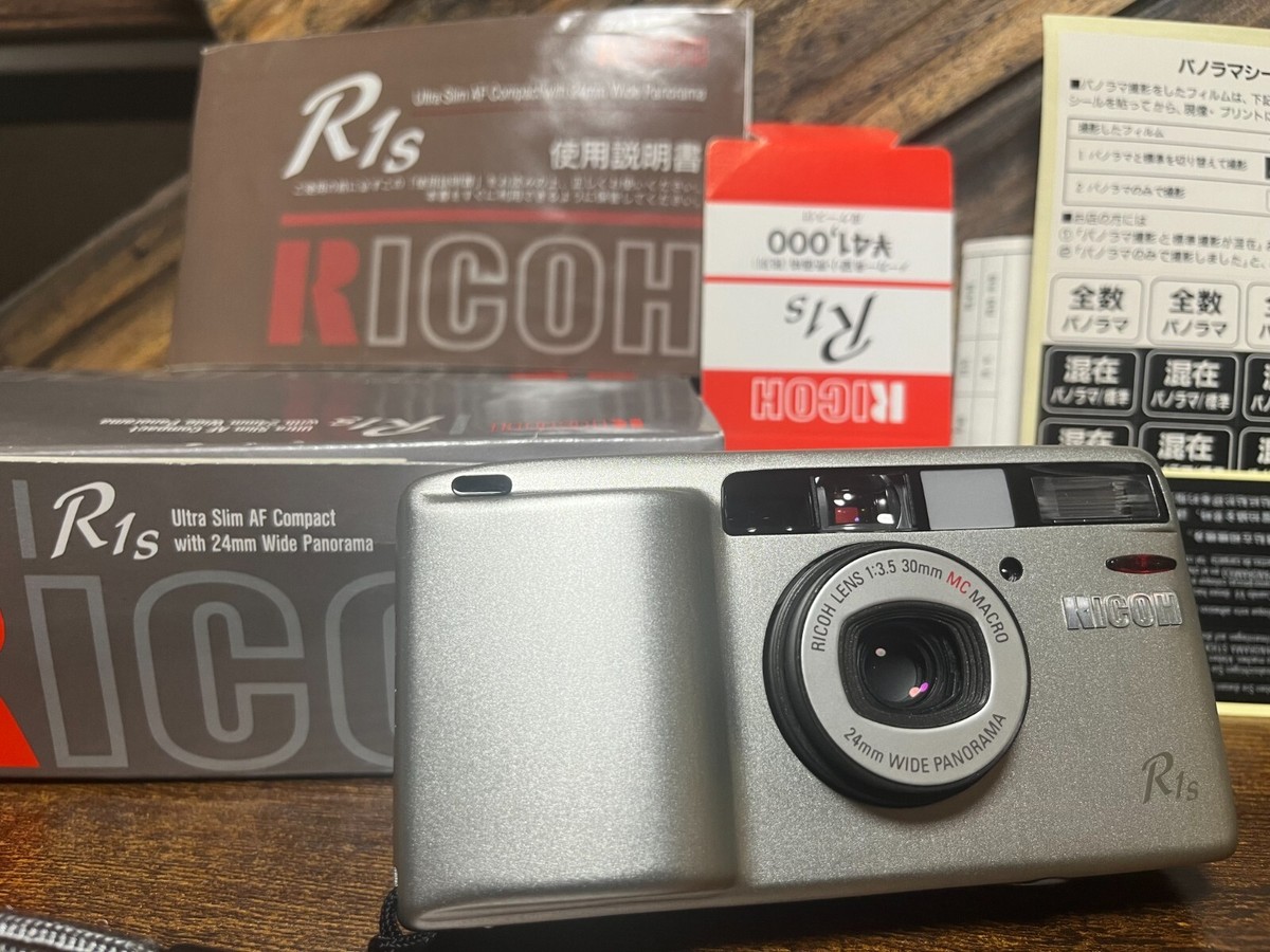 ■ 美品 ■ リコー RICOH R1s 中古】RICOH リコー R1s シルバー コンパクトフィルムカメラ