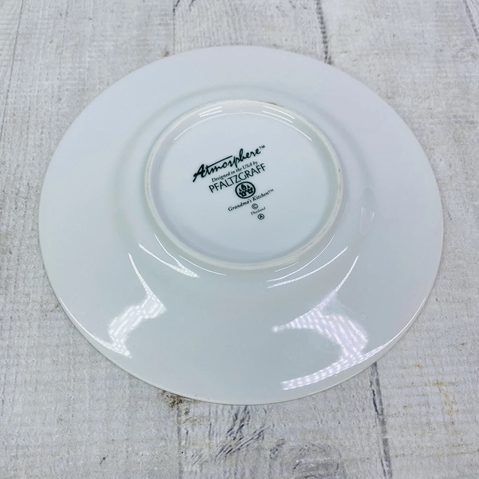 Juego de 4 platillos redondos banda floral rosa Pfaltzgraff Atmoshere GRANDMA'S KITCHEN Foto 3 de 4