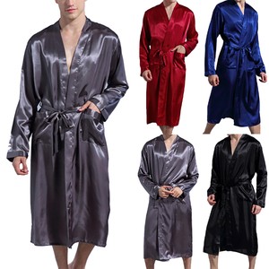 mens satin dressing gown uk