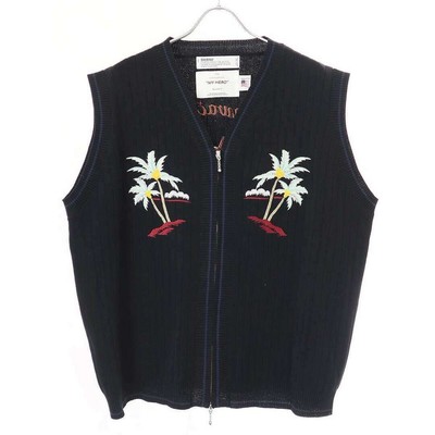 DAIRIKU 24SS Hawaii Zip Up Knit Vest K-3 Black M Used MESC-0 | eBay