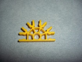 100 K'nex YELLOW 5 Position Connectors ~ STANDARD PARTS LOT KNEX