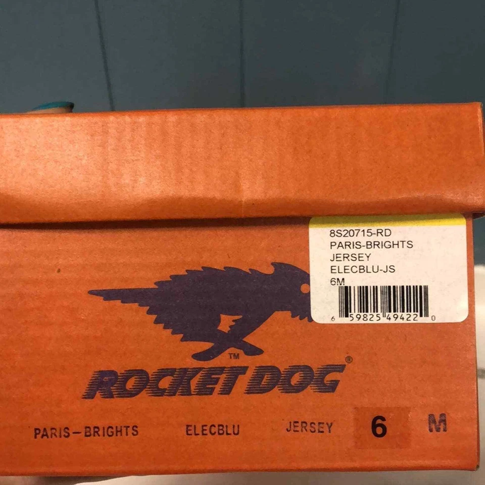 RocketDog Paris Brights Zapatos planos elecblu azul jersey Mujer’s Talla 6M Foto 2 de 4