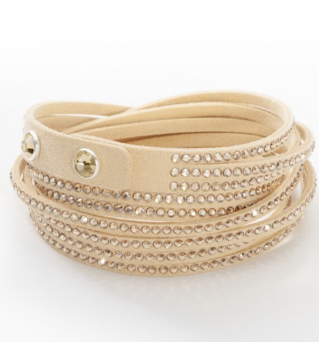 💎Touchstone Crystal Wrap Bracelet Golden Adjustable New Condition
