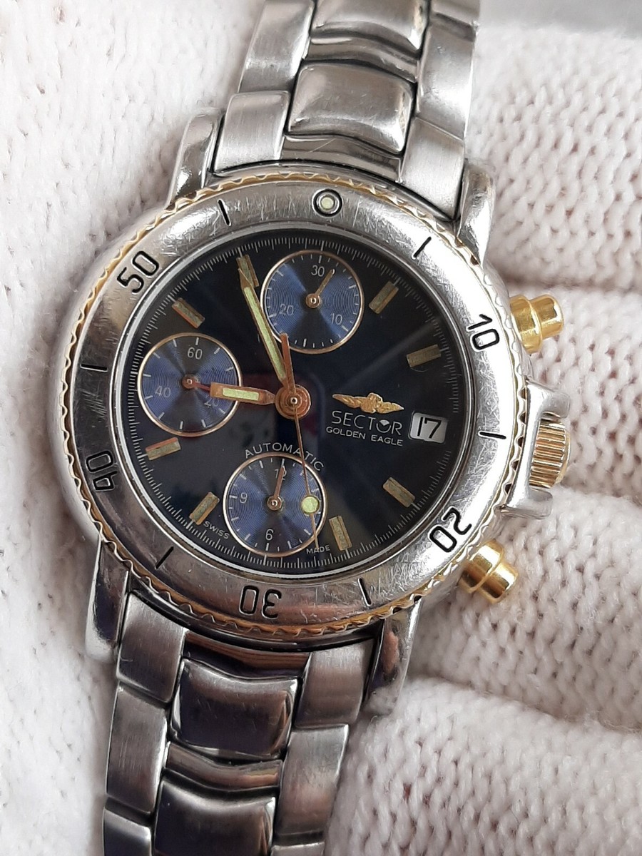 SECTOR CHRONOGRAPH AUTOMATIC WATCH DIVER GOLDEN EAGLE MENS