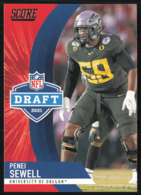 Penei Sewell 2021 Score NFL Draft #D15 Oregon Ducks