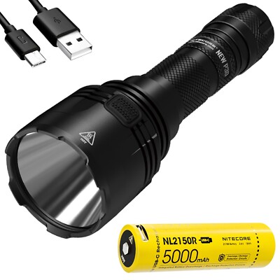 Nitecore NEW P30 1000 Lumen 676 Yard Long Throw Hunting Flashlight - Black