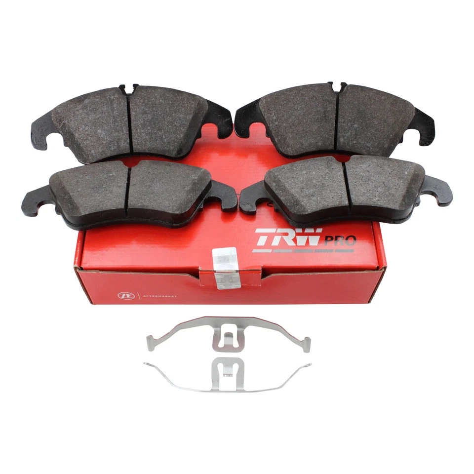 Juego de pastillas de freno delanteras bajas metálicas TRW Pro para Audi A4 A5 A6 Quattro Q5 S4 S5 Foto 4 de 4