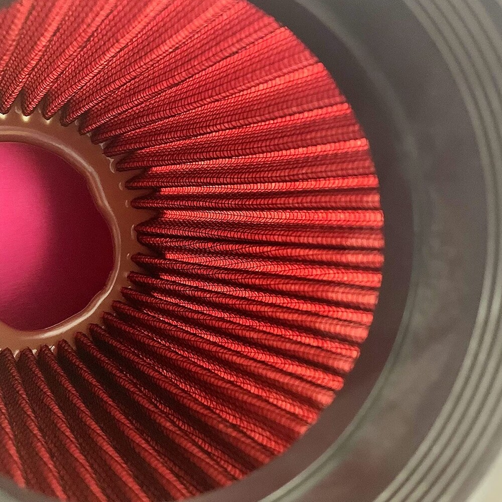 Cold Air Intake Pre Filter Red 3 Inch High Flow Cold Air Intake Cone Filter - Universal Dry Filter For Performance Upgrades Cold Air Intake Filter - Foto 4