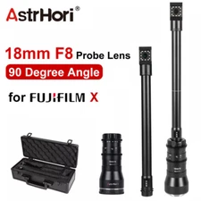 AstrHori 18mm F8 90° Corner APS-C Macro 2X Probe Lens for Fujifilm Fuji X Mount