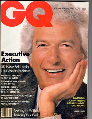 GQ Mag August 1984 Rex Smith J Heller Nixon Bob Menna Karen Allen Harry Helmsley