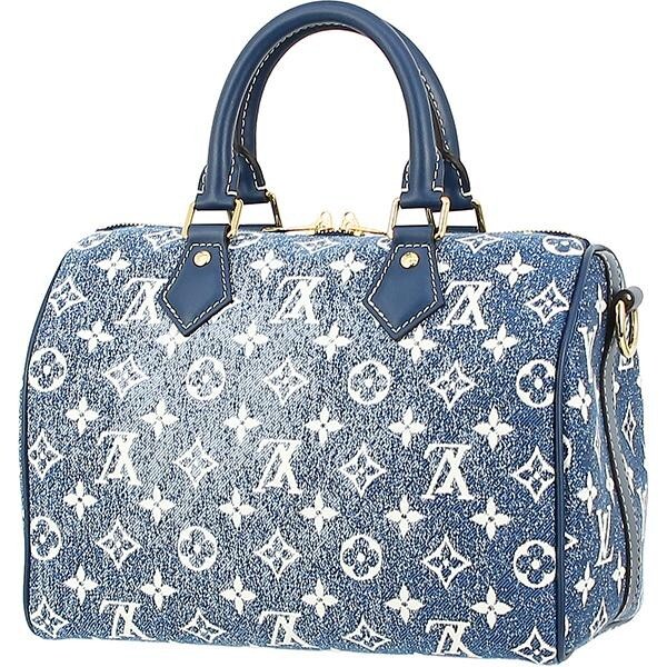 Louis Vuitton Speedy Bandouliere 25 Monogram Denim Shoulder