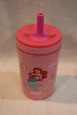 zak pink disney princess sippy cup straw tumbler