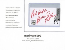 Brian Engblom L.A. Los Angeles Kings AUTOGRAPH AUTO SIGNED INDEX HOCKEY CARD COA