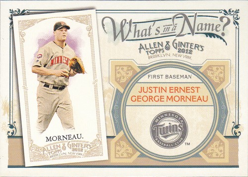 2012 Topps Allen & Ginter What's in a Name You Pick the Card Finish Your Set - Picture 31 of 61