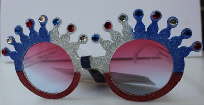 Patriotic Justice Sparkling Statue of Liberty with Jewels Shape, Kid Sun Glasses