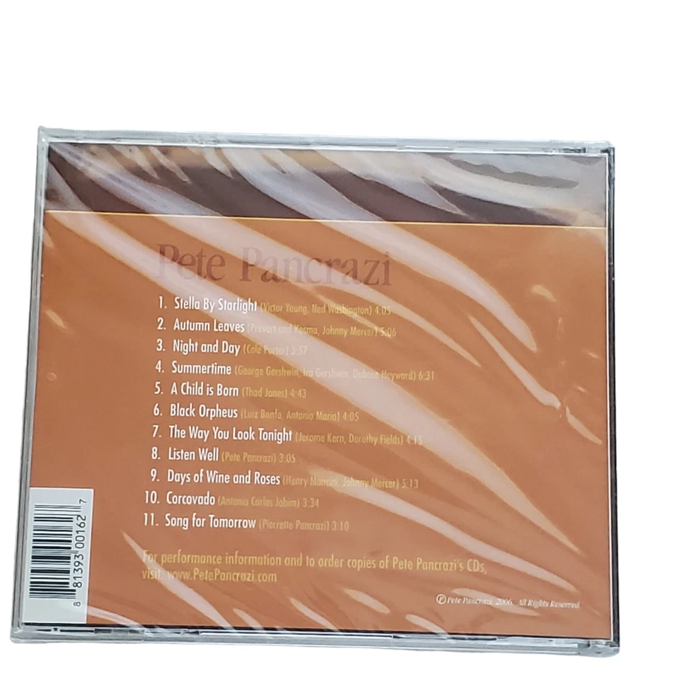 Pete Pancrazi Trio Songbook 2006 CD 11 Song Tracks New Sealed  Foto 3 de 4