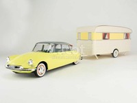 CitroëN DS19 Wohnwagen Digue Panoramisch - Norev 1/18